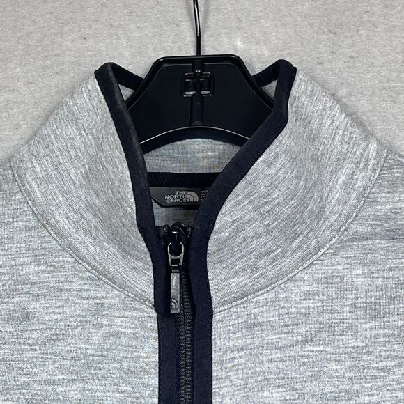 The North Face Tech Jacket Neo Thermal 3D Women Size Small Gray Black Full Zip - Picture 2 of 13